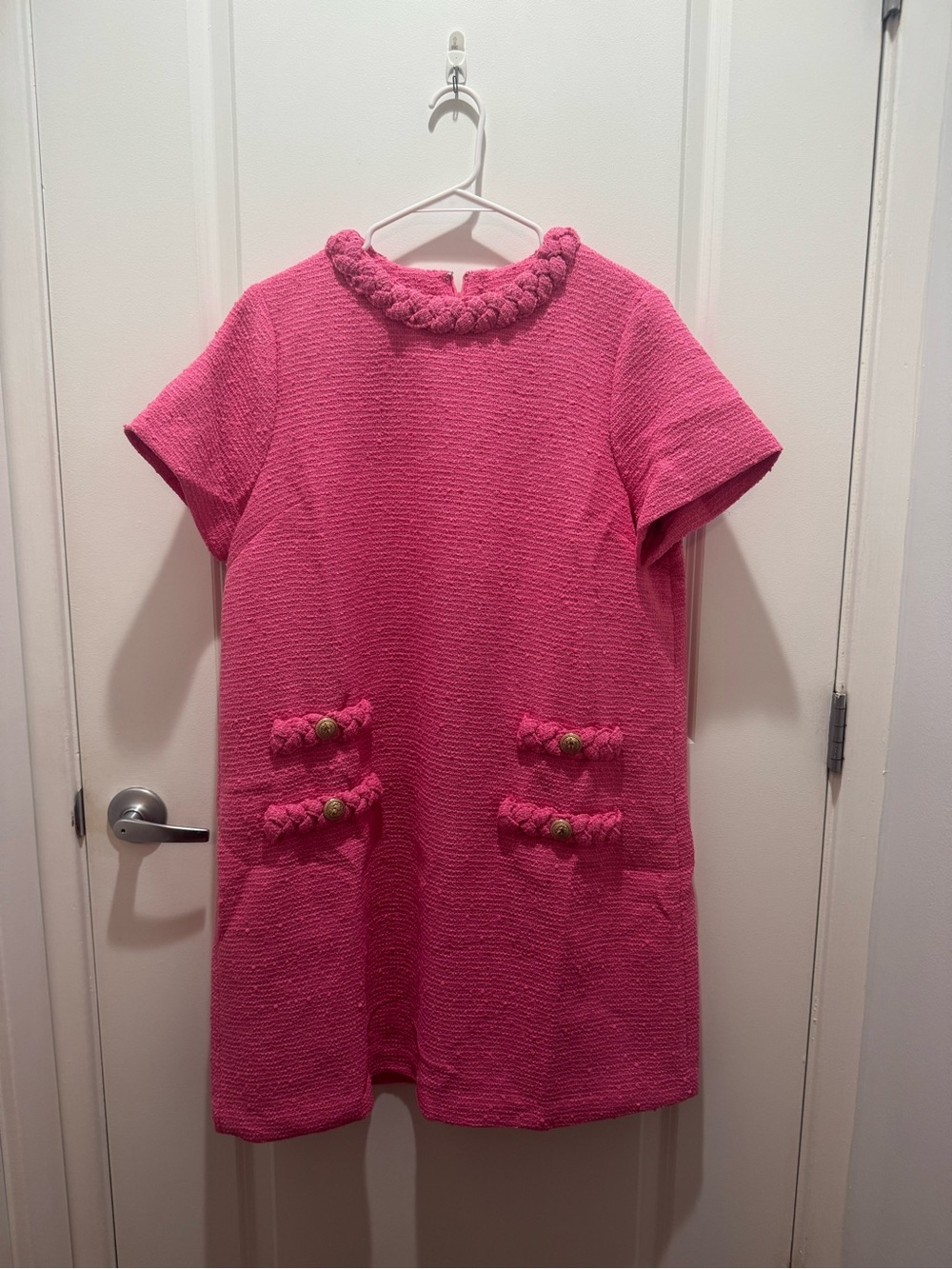 Tuckernuck: XL Jackie O Pink Tweed Dress